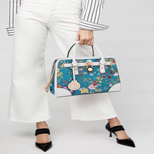 Women Structured Handbags Top Handle Satchel Purse Shoulder Bag Briefcase Hobo Bag Set 2Pcs