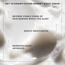 Future Renew Damage Reversal Night Cream - Nightly Face Moisturizer with Hyaluronic Acid for Damaged and Aging Skin - Dermatologist-Approved Facial Skin Care Products for Sensitive Skin (50Ml)